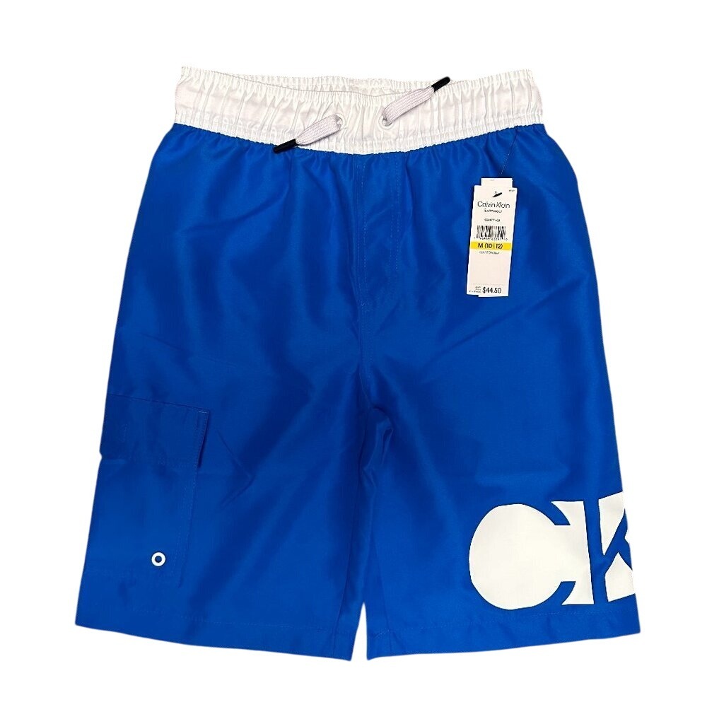 Calvin Klein Blue Swim Trunks - Boys Medium‎ - New with tags